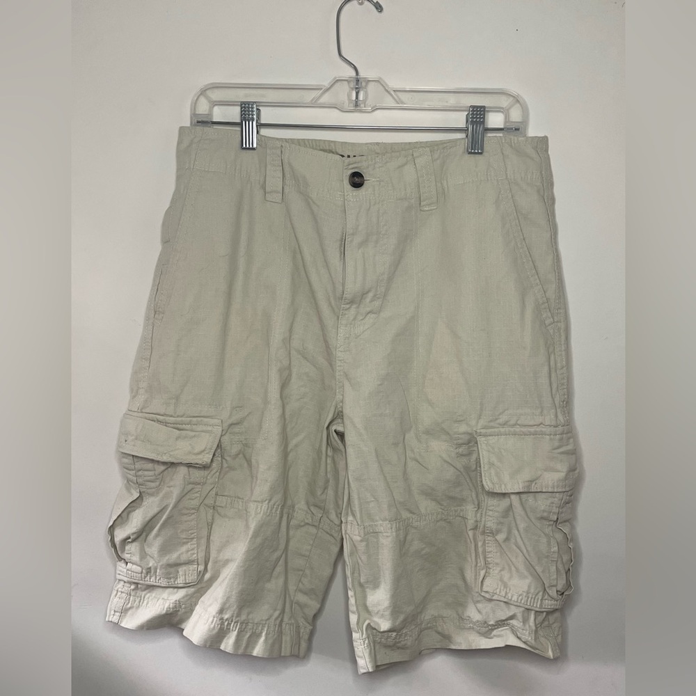 Mossimo Supply Co. Men’s Light Gray/Light Khaki Cargo Shorts - Size 32